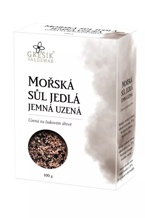 Sůl Mořská jedlá jemná uzená 100 g