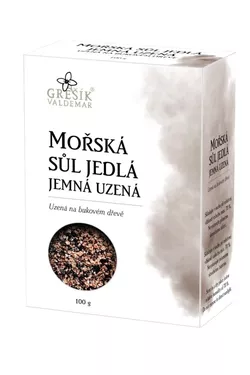 Sůl Mořská jedlá jemná uzená 100 g
