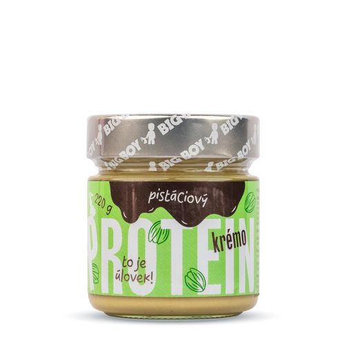 BIG BOY Protein Kremo pistáciový - Proteinový pistáciový krém 220 g