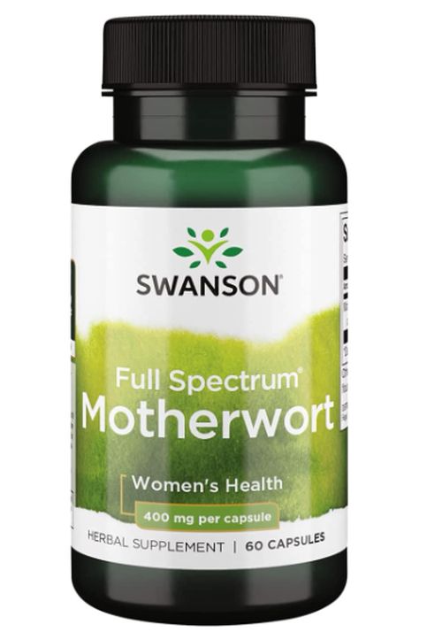 Swanson Full Spectrum Motherwort (Srdečník obecný), 400 mg, 60 kapslí