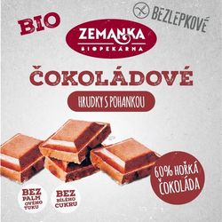 Biopekárna Zemanka s.r.o. Zemanka Bezlepkové pohankové bio hrudky s čokoládou 100 g