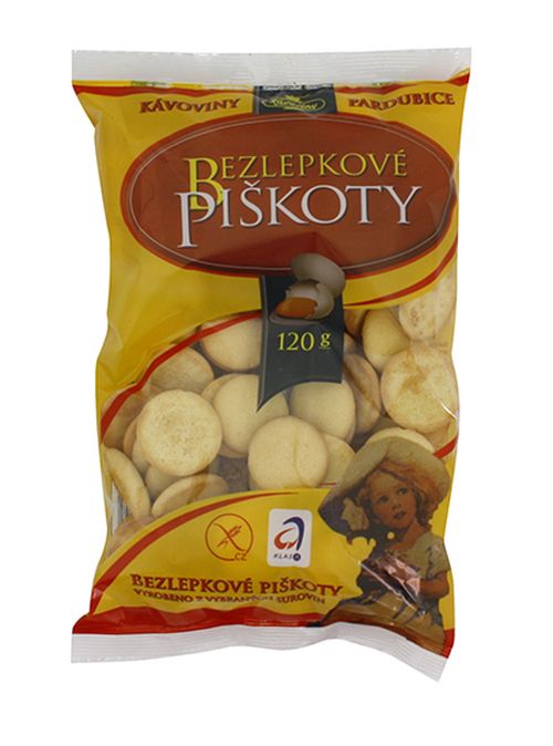 Kávoviny Piškoty bezlepkové 120g