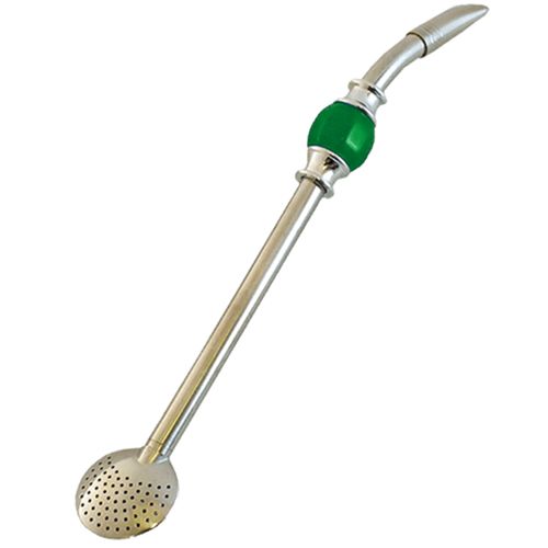 Cebador Bombilla se zeleným kamenem