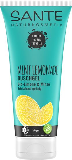 Sante - Sprchový gel Mint Lemonade, Bio citron a máta, 200 ml