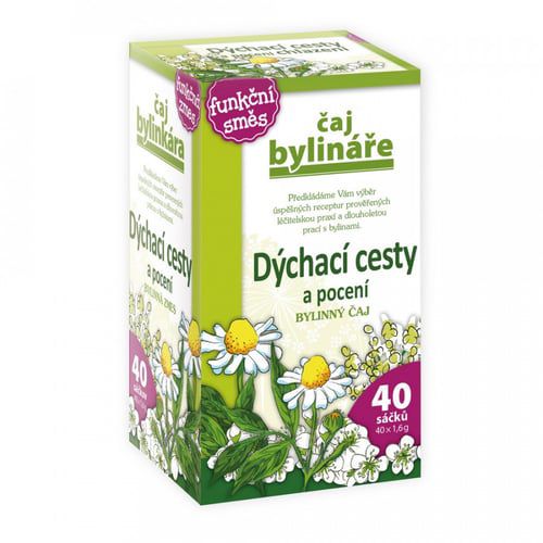 Apotheke Bylinář Dýchací cesty a pocení 40 sáčků