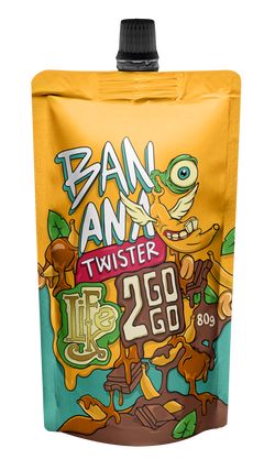 LIFELIKE Twister banana 2GOGO 80g