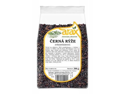 ARAX Rýže černá střednězrnná 300 g