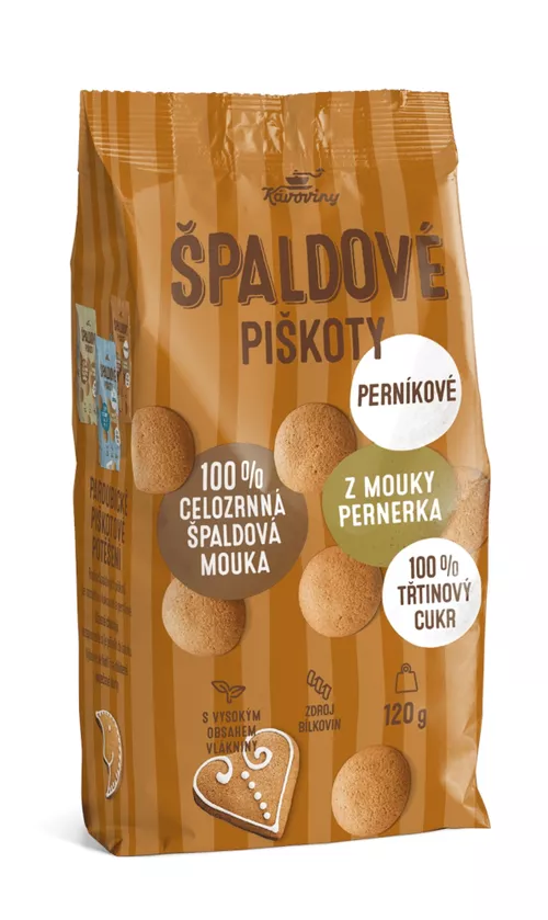 Špaldové piškoty perníkové 120 g