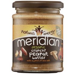 Meridian Organic Arašídové máslo křupavé 280 g