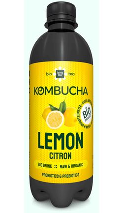Long life biotea Kombucha citrón 500 ml