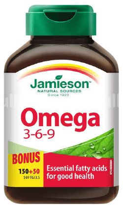 Jamieson Omega 3-6-9 1200 mg 150+50 kapslí