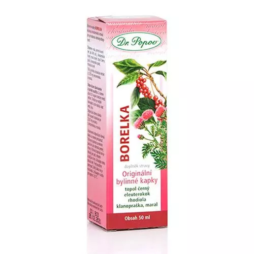Dr. Popov Bylinné kapky Borelka 50 ml