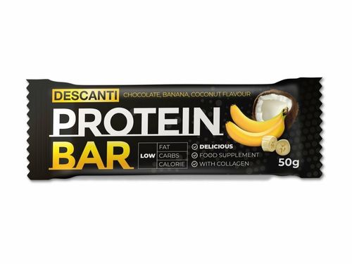 Descanti protein bar ( banán, kokos ) 50 g