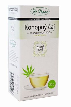 Zelená země CBD Konopný čaj porcovaný 30 g