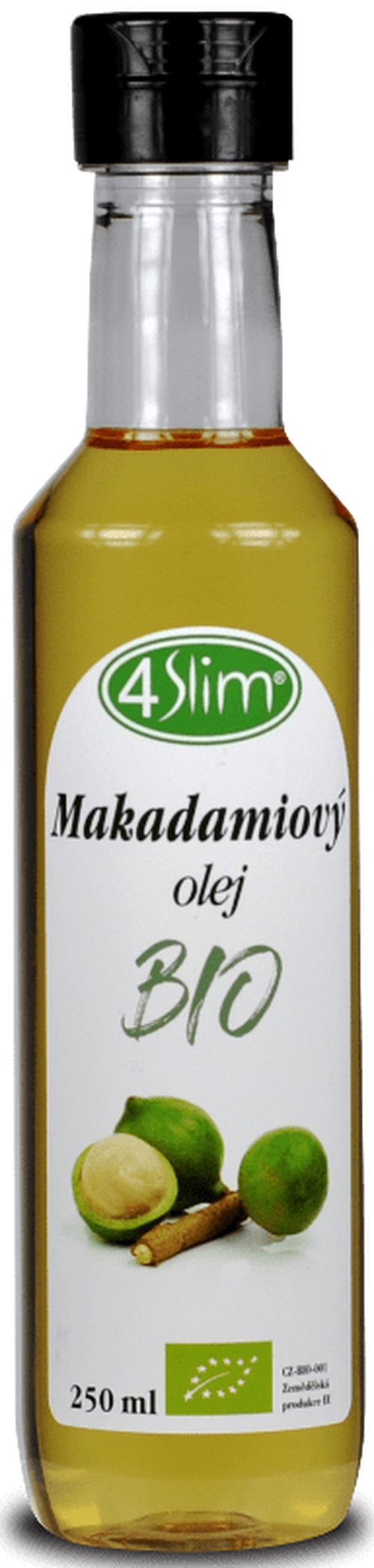 4Slim - Makadamiový olej BIO 250ml * CZ-BIO-001
