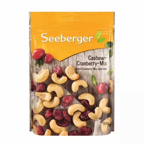 Seeberger Kešu - brusinkový mix 150g