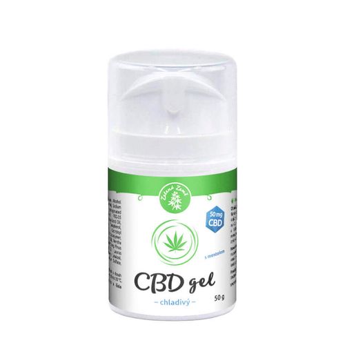 Zelená země CBD chladivý gel 50 g - 