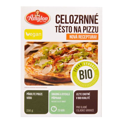 Amylon celozrnné těsto na pizzu BIO – 250 g *CZ-BIO-001 certifikát