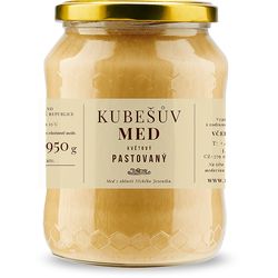 Kubešův med Med květový pastovaný (šlehaný) 480 g