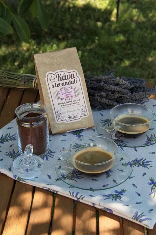 Lavandia Káva s levandulí - 100 % Arabica BIO 150 g