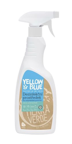 Yellow & Blue Dezinfekční prostředek na omyvatelné povrchy Citron a levandule (rozprašovač) 750 ml