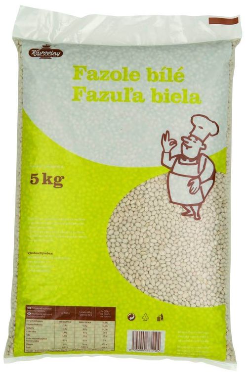 Kávoviny Fazole bílé 5 kg